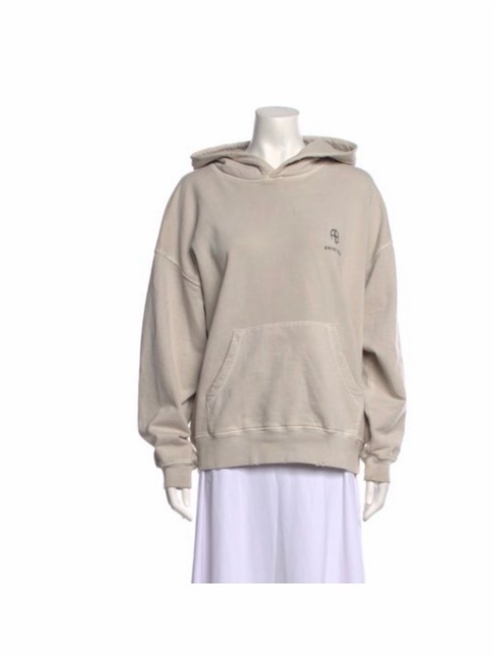 Anine Bing Beige Oversized Hoodie